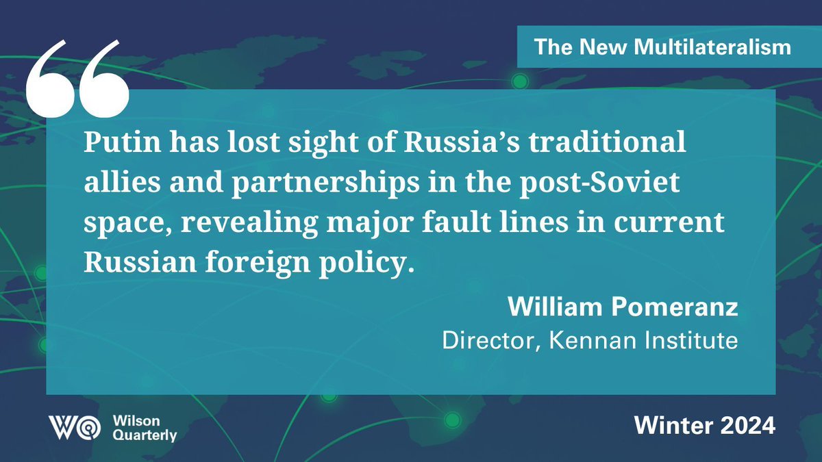 When examining #multilateralism we wanted to show how #partnerships are shifting and why they matter. #Russia is a fascinating case study, as Will Pomeranz of @KennanInstitute demonstrates in his piece: A Cacophony of Partnerships. buff.ly/49v0565