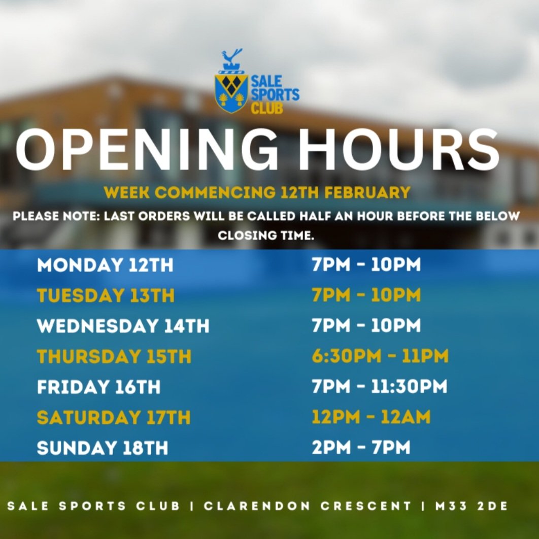 Sale Sports Club tweet media