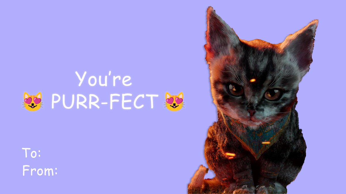 💖 Happy Valentine's Day 💖 We've prepared some adorable Valentine's cards so you can show your affectionate to the special samurai in your life 👇 #SotS 🦊 #wishlistwednesday #valentines #cards #cute #cats #fox
