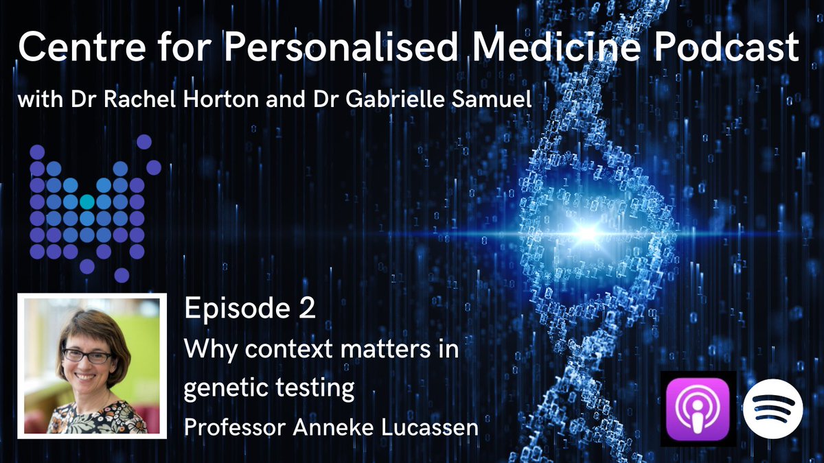 How can the same genetic finding can mean different things in different people? What does this mean for 'personalising' genetic results? In this episode, @annekeluc talks to @rach_horton and @gabriellesamue1 about this issue.