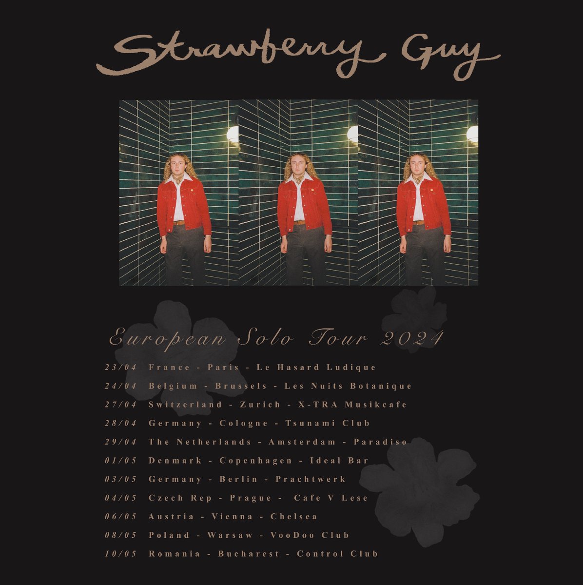 Just Announced: .@_strawberryguy European Solo Tour 2024! Tickets are on sale now!