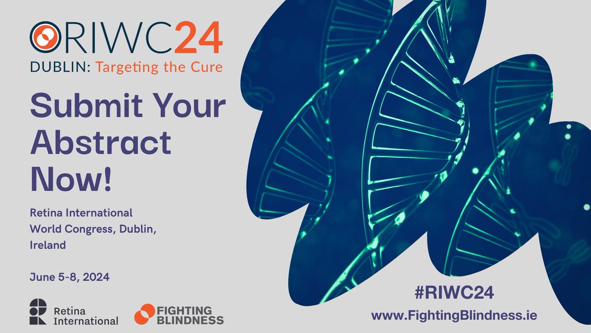 Be a part of targeting the cure.📢 Exciting opportunity to share your groundbreaking work with an international scientific audience! The call for abstracts is now open for #RIWC24

🔗 bit.ly/48V7rzi

#Conference #Dublin #Abstract #Poster #Science #Research #Ireland
