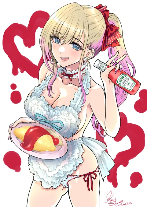 バレンタイン(ぽい。。?)絵です 