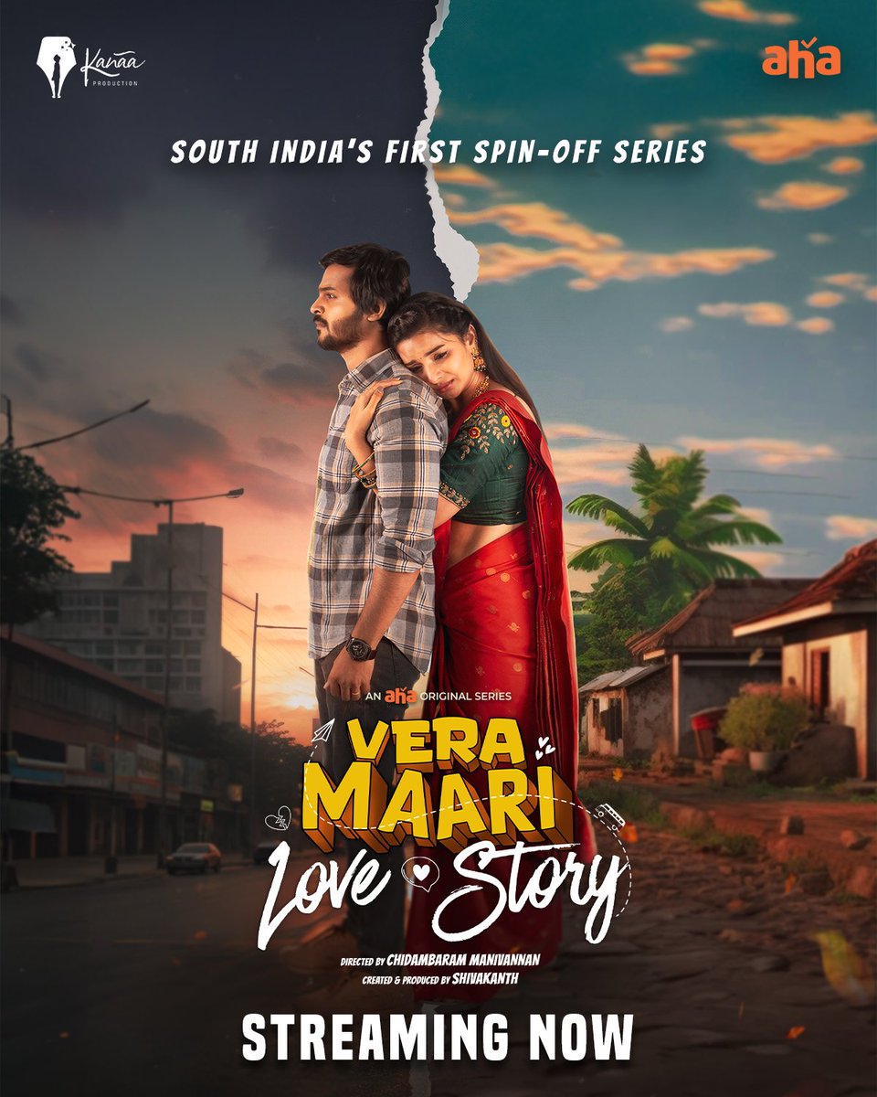Vera Maari Love Story is all yours 😍 Now Streaming on aha Tamil 🥳 Watch the full fun & Galatta filled series 🤩 ▶️ bit.ly/42GKrT1 @Lavanya_officl @kannadhasannn @vjpappu5 @soundariyananju @Syamathegaama @RjShivakanth @Vijayvaradharaj #vikkals_vikram @kavithajaubin…