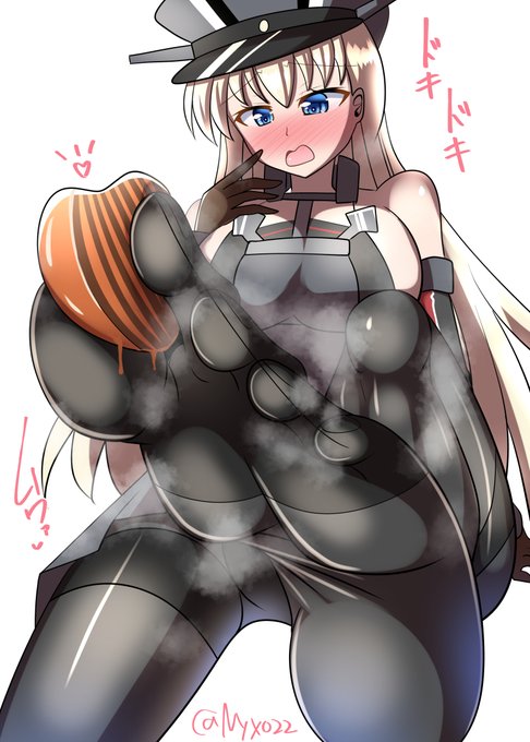 「提督…チョコ…用意したけど…ホントにこの渡し方でいいの……!?///」  
ムレムレ黒タイツバレンタインビスマルクさん(ˇωˇ)   
進水日おめでとう!(連続1440日目     
#艦これ版真剣お絵描き60分一本勝負_20240214 
#艦これ版深夜の真剣お絵描き60分一本勝負 
#めび環んどろ #10000日チャレンジ 