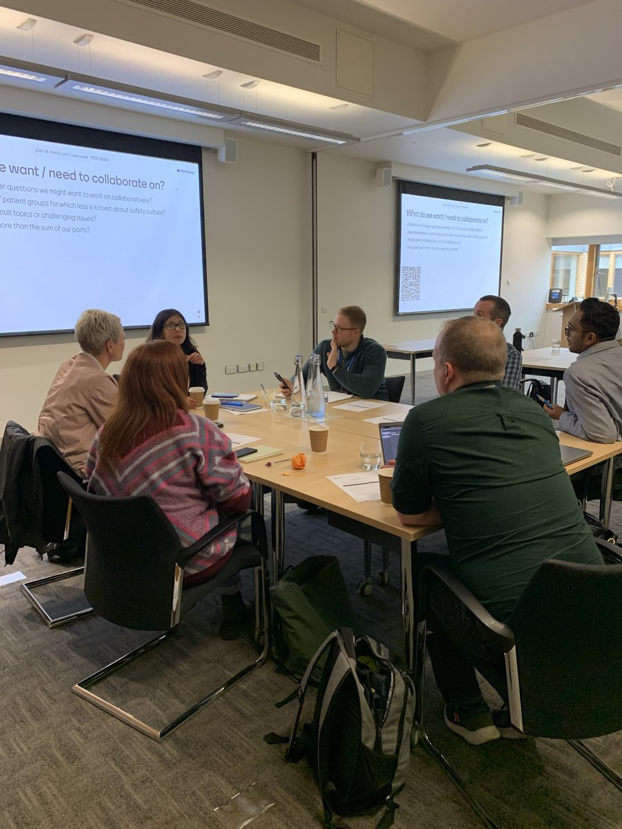 NIHRPSRCs's tweet image. This afternoon at our Organisational Culture Workshop, there are 2 roundtable discussions where all delegates from the 4 PSRCs will mix together along with our guests from #nhsengland and Norway, to discuss what we want/need to collaborate on, and how we want to work together