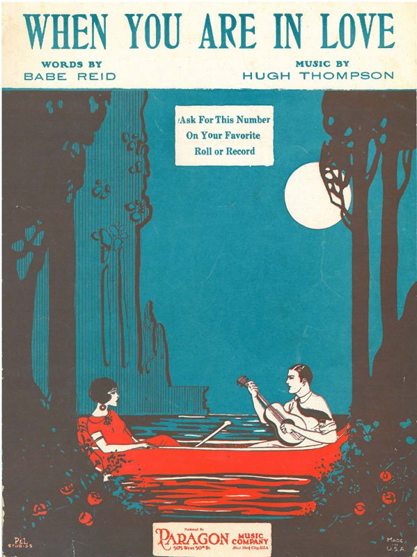 theADKX's tweet photo. Happy Valentine’s Day from all of us at the ADKX!

From the collection: "When You Are In Love [music]", music, sheet. Author: Hugh Thompson, Words by: Babe Reid. 1925.
#valentinesday2024 #museum #adirondacks #theADKX https://t.co/MdHzEE5Gdr