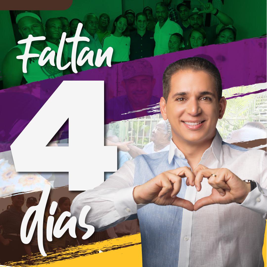 VictorFadulL's tweet photo. ¡Cada día nos acercamos más a la meta! Este domingo 18 de febrero salgamos todos a votar #VíctorFadulAlcalde #2.

#Vota2 #Santiagosomostodos #Santiago #Alcalde https://t.co/IOlAXqrdna