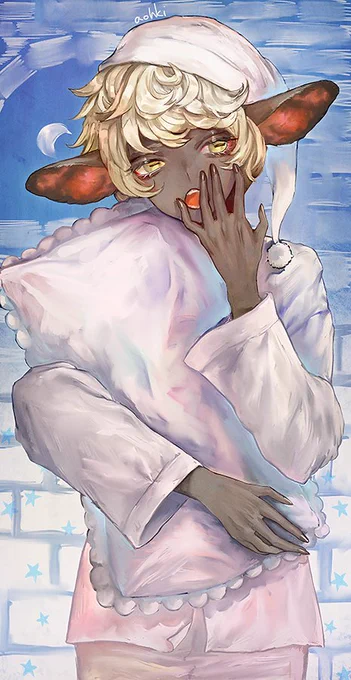 #バレンタインだから褐色肌貼ろうぜねむたい羊さん 