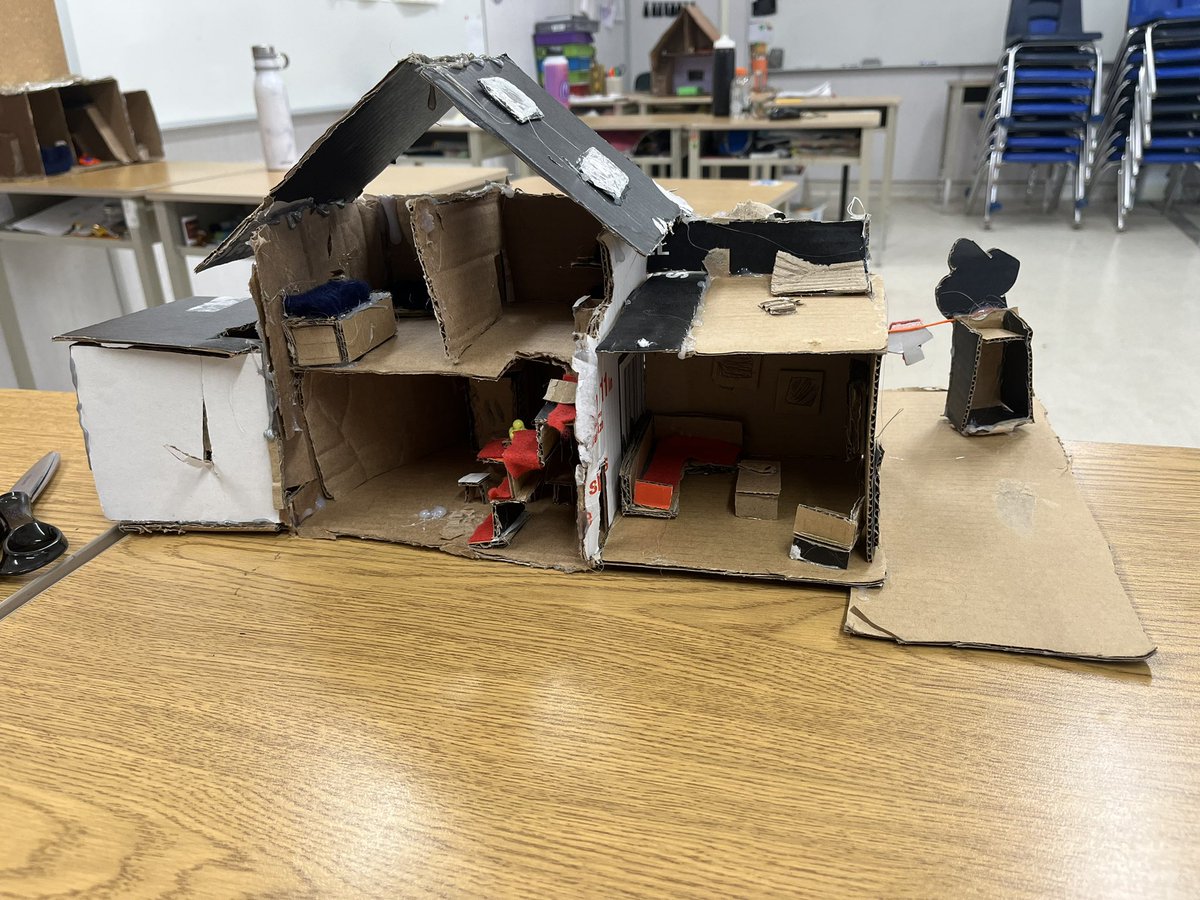Ss created sustainable homes to showcase their knowledge of renewable and non renewable resources.