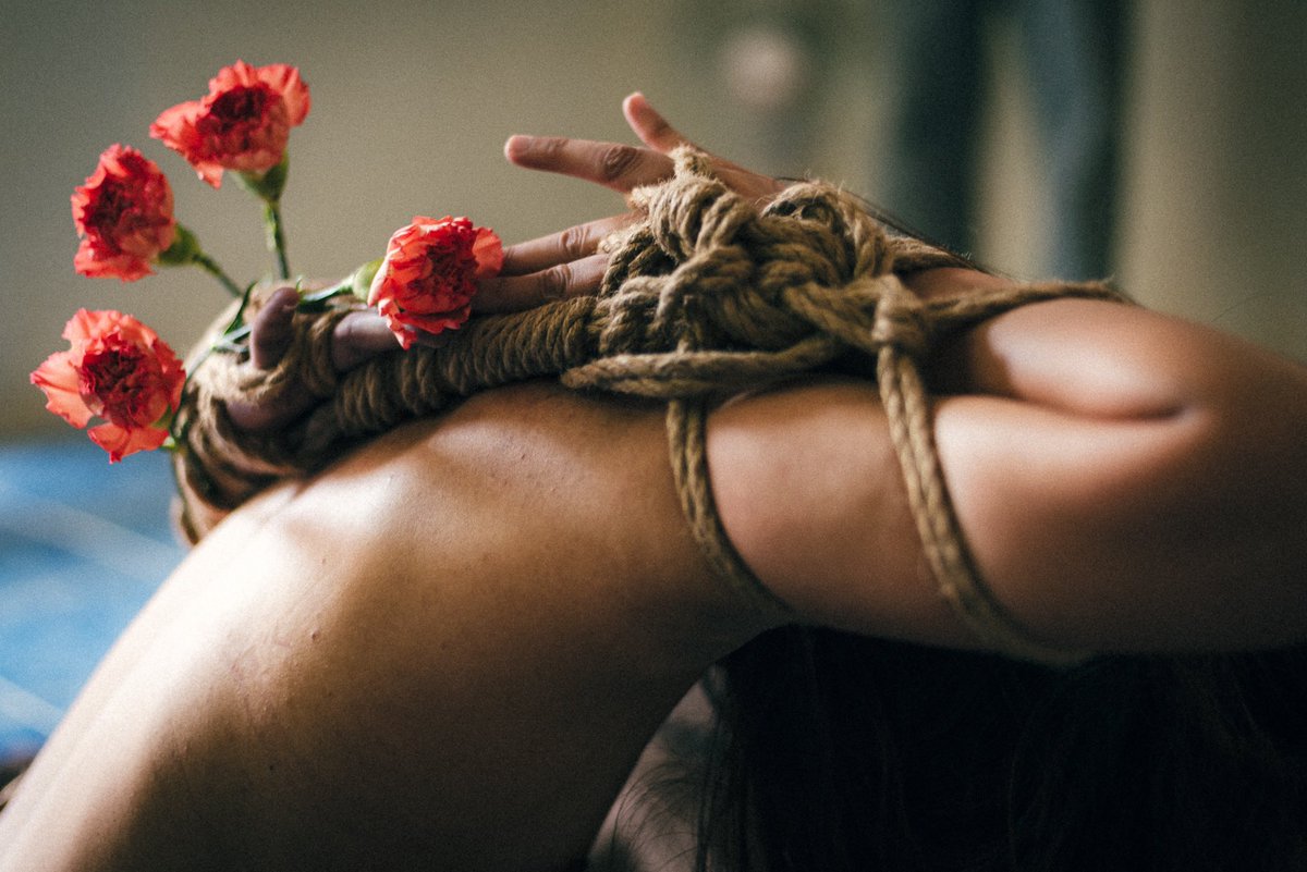 DarkSnapTT's tweet photo. รีรัน Shibari&amp;Flowers ต้อนรับวันวาเลนไทน์ 🥀
. #shibari . https://t.co/79yPc2WQHN