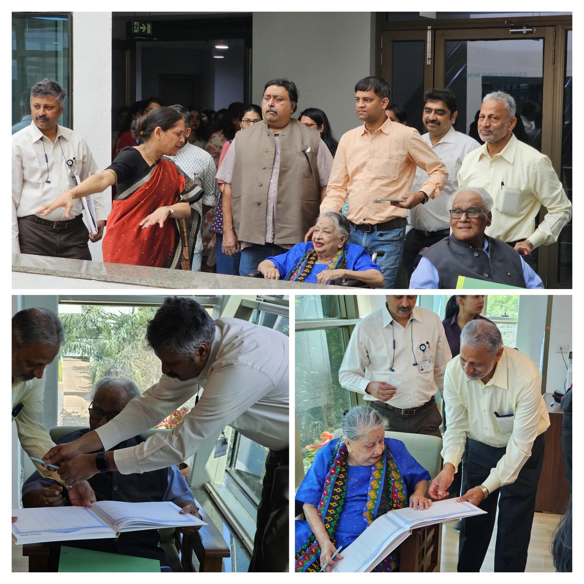 Felt very happy to be part of the team that organised the momentous visit of Prof. CNR Rao to @BLiSC_India @DBT_inStem