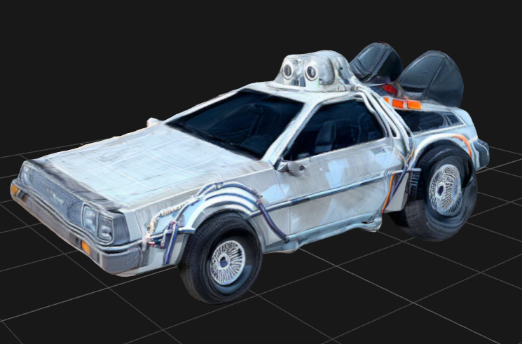 Will_inf's tweet photo. I'm starting to feel like all those years I spent learning how to develop 3D models were a waste of time :D ...

Text prompt for AI-built 3D asset: 'make me a model in the style of a back to the future delorean' https://t.co/s4vC5Gji5S