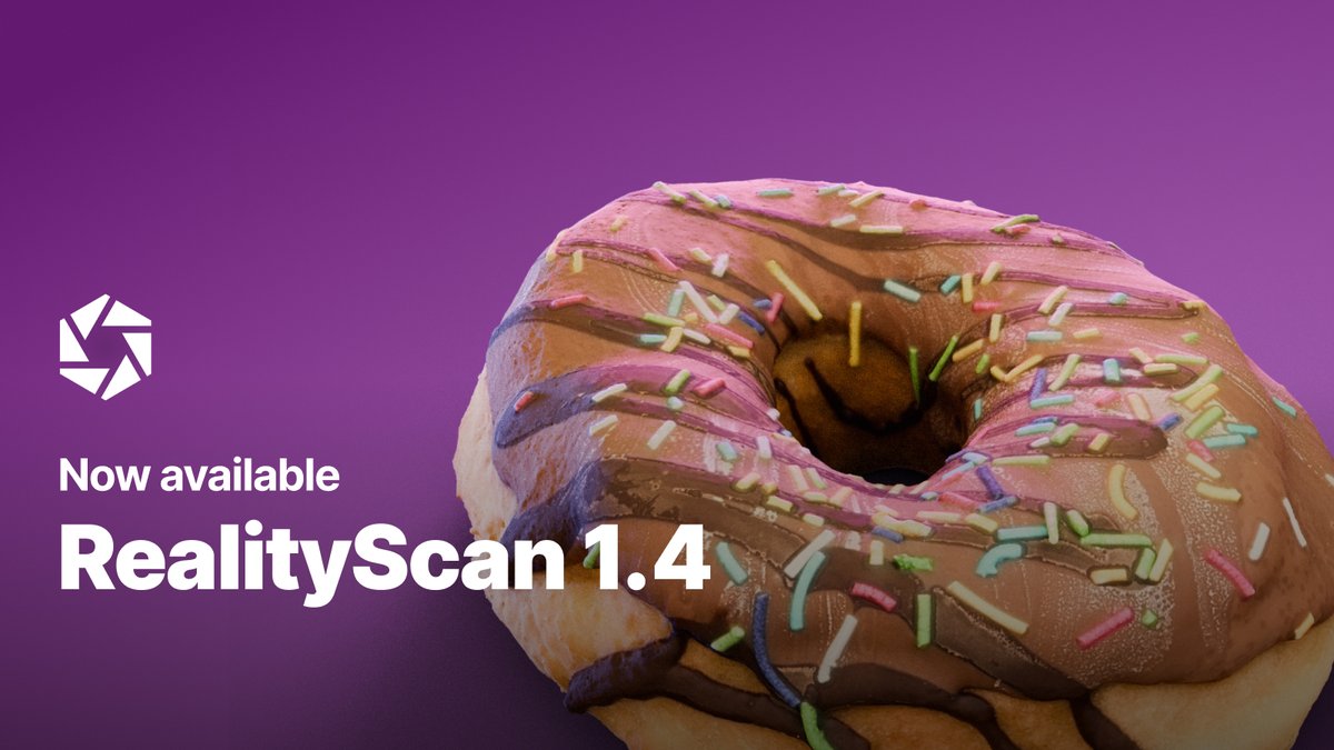 RealityScan 1.4 is live! 💕 Update now and spread the love with some sweet 3D models of your own! ◾️ Easier and more precise cropping experience ◾️ Cleaner final meshes without floating triangles ◾️ Improved UVs Download #RealityScan at unrealengine.com/realityscan