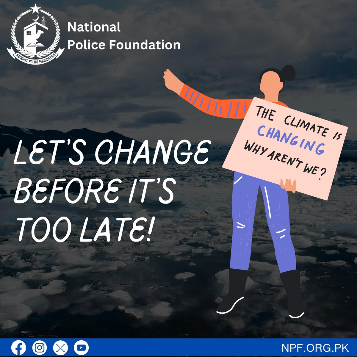 npforgpk's tweet photo. Every action counts! Join me in the fight against climate change. 🌍🌿 #ActOnClimate #Sustainability
.
.
.
.
.
.
.
.
.
.
.
.
.
.
.
.
.
.#ClimateChange #Sustainability #EnvironmentalAwareness #GoGreen #ActNow #GlobalWarming #RenewableEnergy #ReduceReuseRecycle #TogetherForTomorrow https://t.co/vCWMz7oUnL