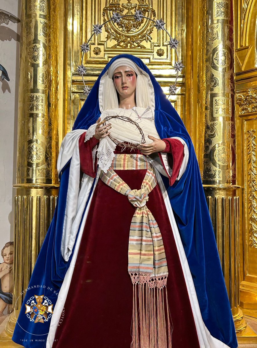 hdadstagenoveva's tweet photo. Nuestra Señora de las Mercedes luce con hábito de hebrea para el tiempo cuaresmal.

#Cuaresma
#CuaresmaenSantaGenoveva https://t.co/gHM7VpQkk3