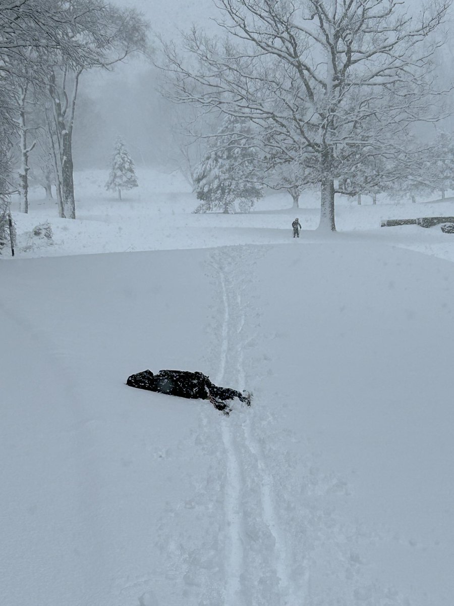 Snow day x-country ski training…some days are great, some days require extra snacks, and some days require dose modification to sledding after ~200 meters