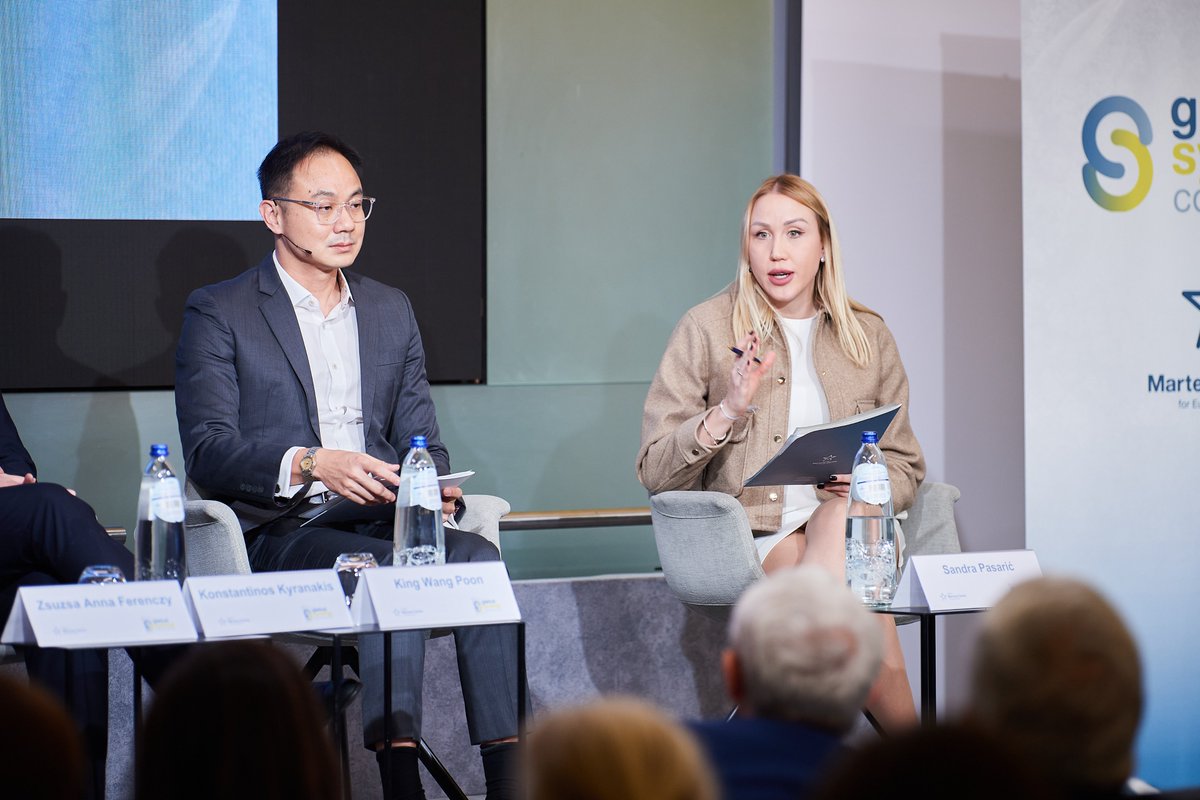 Martens Centre (@martenscentre) on Twitter photo "We are going to explore #EU-#Asia relations in #innovation and #technology as they play a pivotal role in fostering #sustainable development."
"Digitalisation as such is at the heart of this process" - <a href="/SandraPasaric/">Sandra Pasarić</a> opens our 3rd panel at #GSC24.
#FocusFuture "We are going to explore #EU-#Asia relations in #innovation and #technology as they play a pivotal role in fostering #sustainable development."
"Digitalisation as such is at the heart of this process" - <a href="/SandraPasaric/">Sandra Pasarić</a> opens our 3rd panel at #GSC24.
#FocusFuture