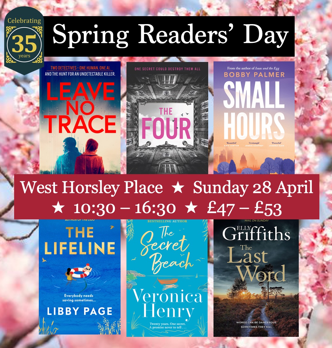 💕 Spring Readers' Day tickets LIVE! 💕

#HappyValentines2024 readers! Why not treat yourself or a loved one?

⬇️ Book today! ⬇️
guildfordbookfestival.co.uk/spring-readers…

#GuildfordBookFestival #ReadersDay #AuthorTalks #LiteraryFestival <a href="/WHorsleyPlace/">West Horsley Place</a> <a href="/JoCallaghanKat/">Jo Callaghan</a> <a href="/VisitSurrey/">Visit Surrey</a> <a href="/ExperienceGford/">Experience Guildford</a>