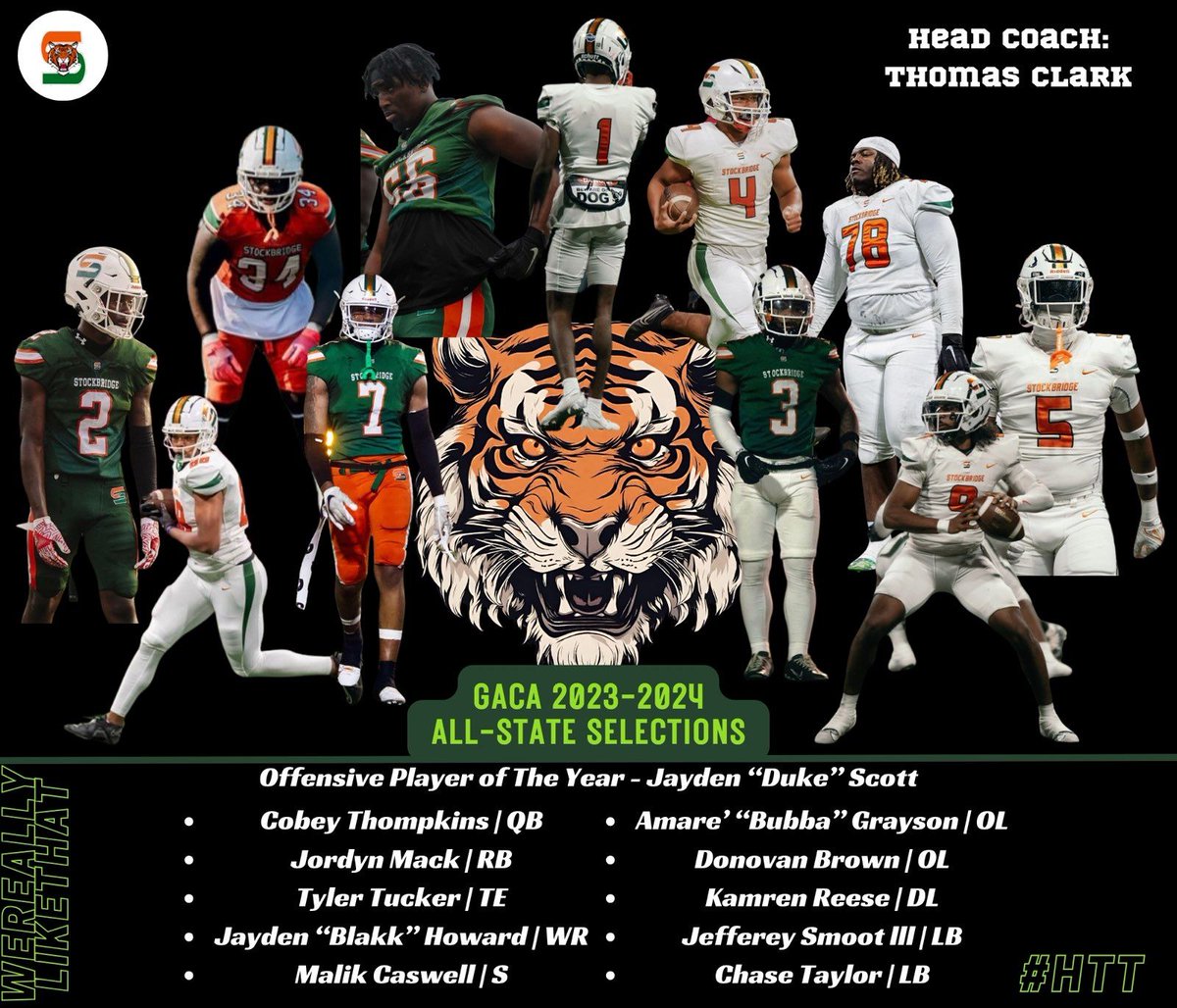 Congrats to our guys that were selected to the 2023 GACA All State Team. We had 11 guys recognized in total this season. This is big for our program at SHS! @coachbyrd6 @DrJamesT @megisaneducator @SHS_HCS @AthleticsHenry @Coach_DJHill @CoachBailey62 @CoachDUBB_ @CoachEverett901