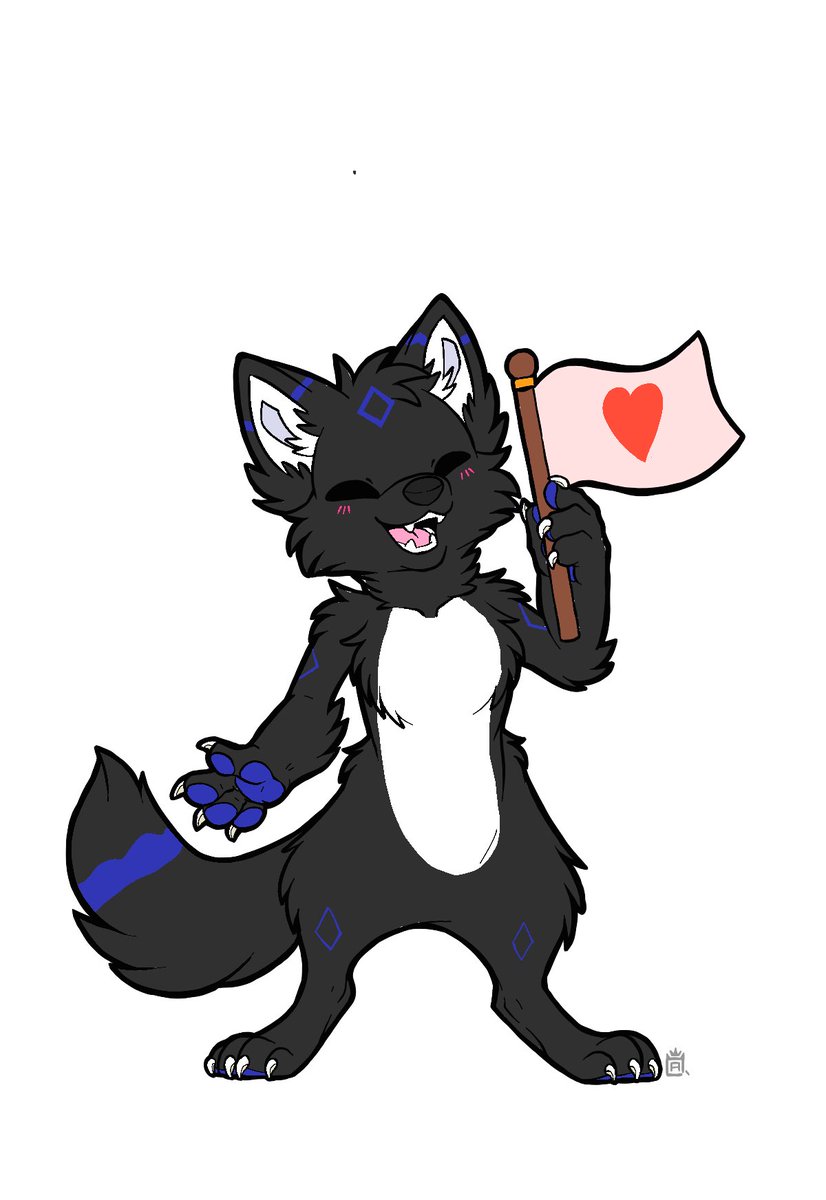 happy valentinesday to everyone enjoy the day no matter if you are single or not. Do not let this day drag you down you are awesome no matter your relationshipstatus. #furryart #valentinesday #furry #lgbtqiaplus