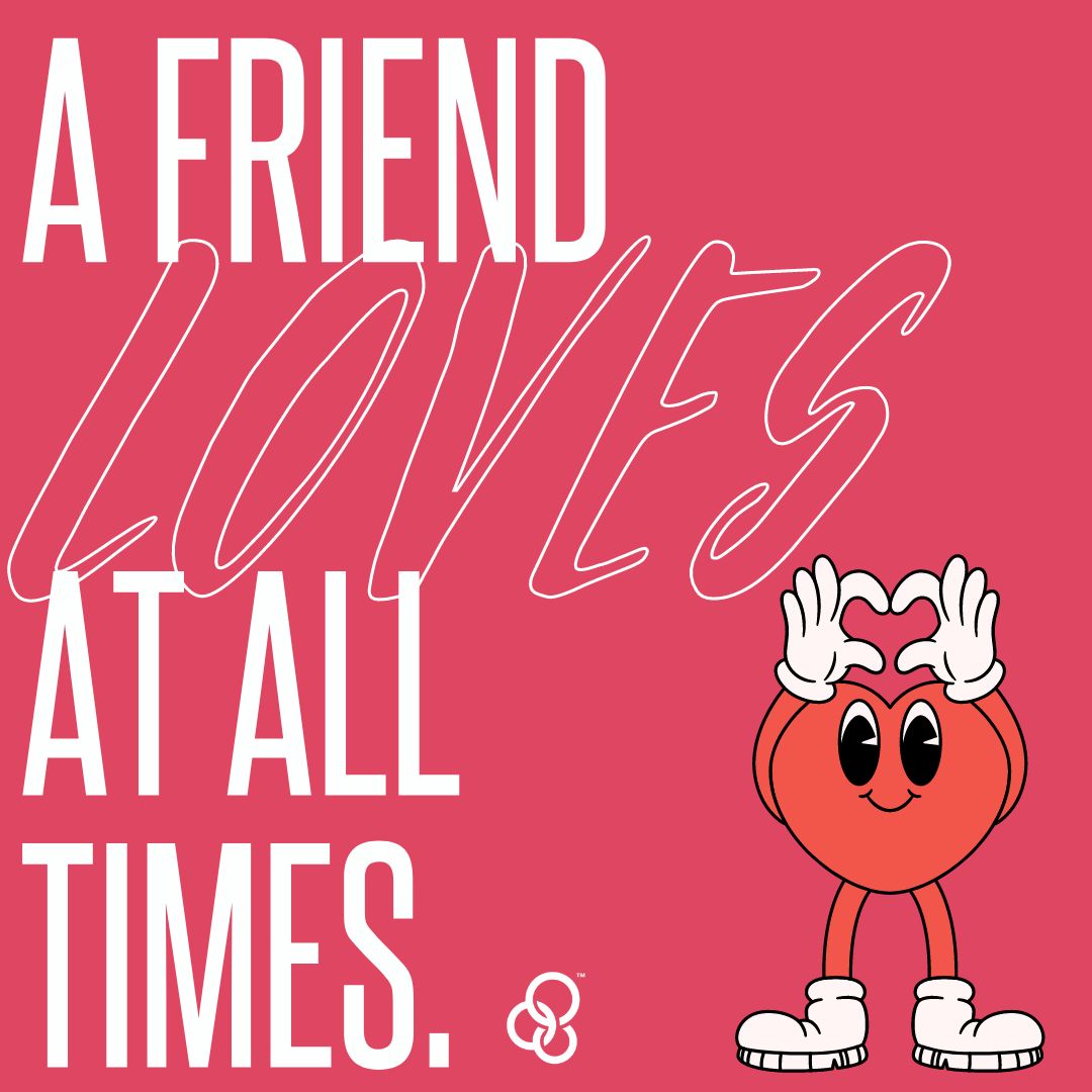 LongIslandYFC's tweet photo. Happy Valentine's Day! 💕 

"A friend loves at all times." - Proverbs 17:17 https://t.co/pIIz5LwsAP