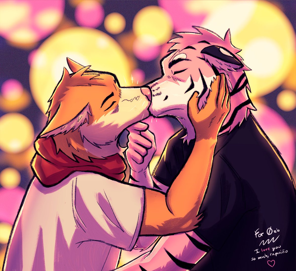 _MIV__'s tweet photo. Raposiño e Tigriño <3

I love you so much <3

#happyvalentinesday2024 #furryart  #digitalart https://t.co/1MyawJXYSJ