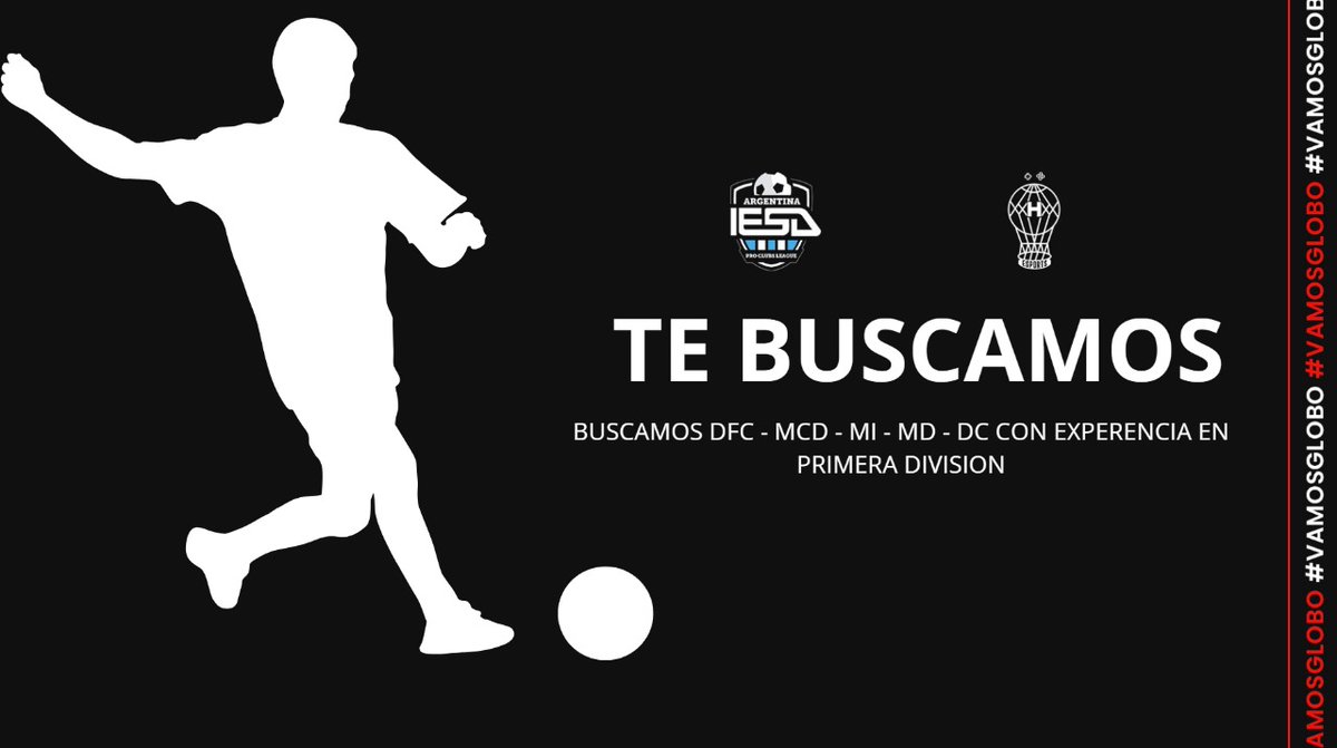 #EAFC24 El equipo campeón sale a la cancha 🏆⚽. Buscamos jugadores en consolas next gen para la próxima temporada de <a href="/IESAFIFAar/">IESA Argentina</a>.
Enviar MD