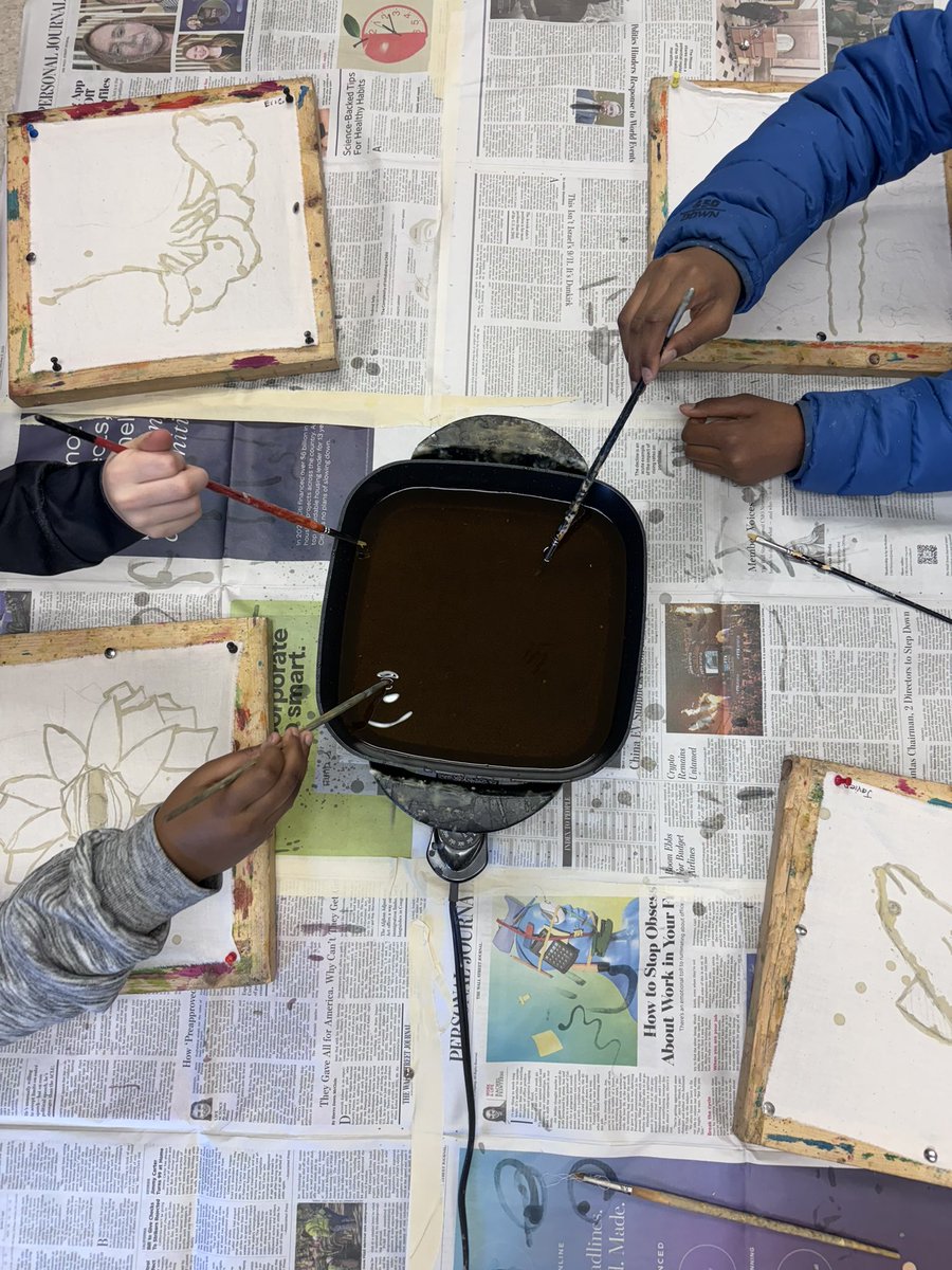 Powell Elementary (@powellesplay) on Twitter photo Beautiful art being created in 5th grade! Students are creating individual fabric batiks with visiting artist Leni Newell. They have sketched and painted with melted beeswax- today we dye our work! #AIS4all <a href="/UnitedArtsWake/">United Arts Wake County</a> <a href="/PowellPTA/">Powell PTA</a> <a href="/wcpssmagnets/">WCPSS Office of Magnet Schools (Choice Schools)</a> <a href="/WCPSS/">Wake County Public School System</a> <a href="/WCPSSNortheast/">Northeastern Area</a> Beautiful art being created in 5th grade! Students are creating individual fabric batiks with visiting artist Leni Newell. They have sketched and painted with melted beeswax- today we dye our work! #AIS4all <a href="/UnitedArtsWake/">United Arts Wake County</a> <a href="/PowellPTA/">Powell PTA</a> <a href="/wcpssmagnets/">WCPSS Office of Magnet Schools (Choice Schools)</a> <a href="/WCPSS/">Wake County Public School System</a> <a href="/WCPSSNortheast/">Northeastern Area</a>