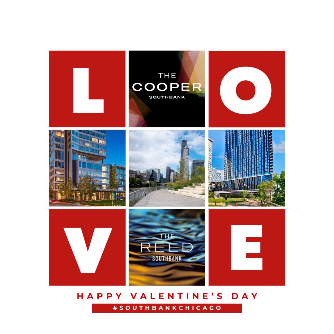 Showing our love to the residents of #TheCooperatSouthbank and #TheReedatSouthbank - part of the #SouthbankChicago neighborhood.