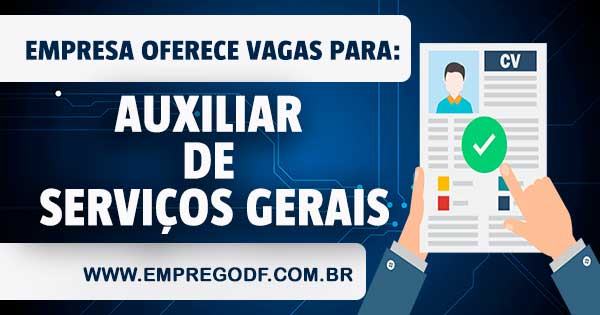 empregodf's tweet image. EMPREGO PARA AUXILIAR DE SERVIÇOS GERAIS - PCD (Pessoa com Deficiência)

Salário: R$ 1.412,00
 
 Benefícios: ALIMENTAÇÃO NO LOCAL + VT

Requisitos:
Laudo atualizado;
Interessados enviar currículos para

empregodf.com.br/2024/02/empreg…
#empregoDF #empregos #blogdoempregodf #trabalho