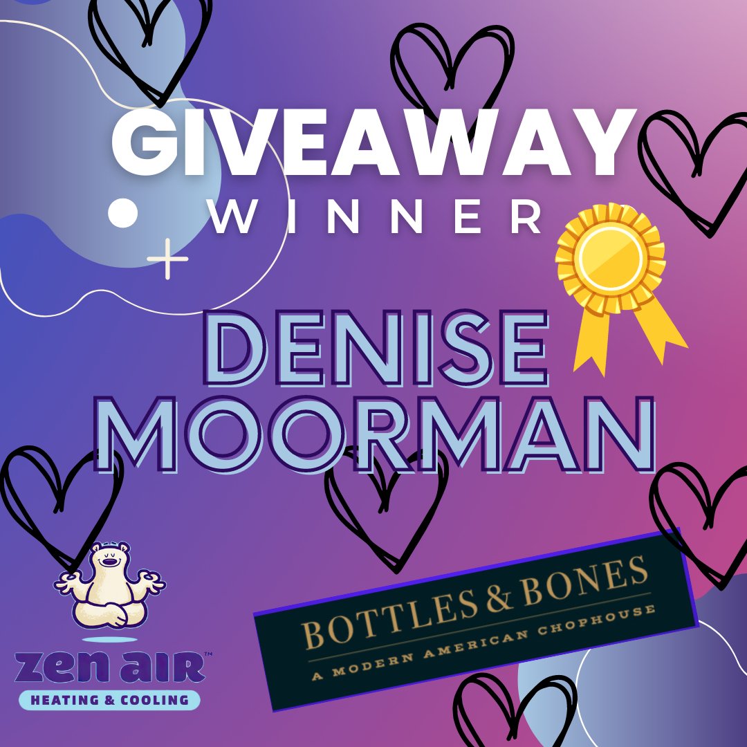 Drumroll, please! 🥁 We're thrilled to announce the winner of our giveaway: Denise Moorman 🎉🎊 Congratulations!