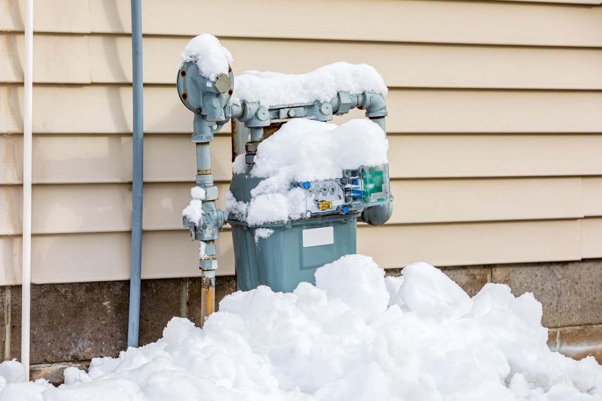 ❄️ ❄️ #GasSafety Tip! Now that the snow has tapered off, please remember to clean off your gas meter and vents. Buildup of ice and snow around or over natural gas meters, regulators and pipes can pose a safety risk.