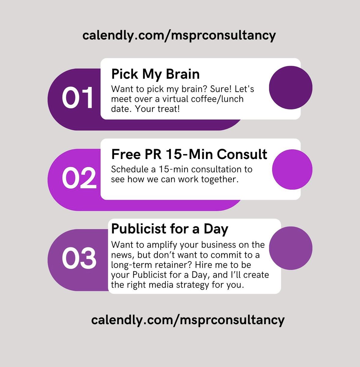 mercedessanchpr's tweet photo. Need #publicrelations support for your biz or project? Book a consult with me. https://t.co/YPmfBovOtf

#mediarelations #prconsultant https://t.co/8teZTTPzHp