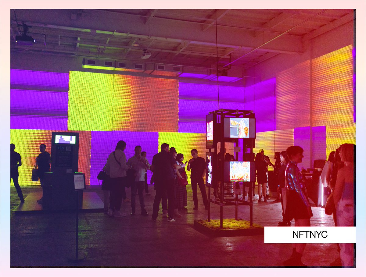 refraction_irl's tweet image. We invite you to explore artwork from Berlin-based visual artists @cibellecibelle and @tabithaswanson_ inspired by themes of identity and creativity in an interactive exhibition designed by @CraigmBarrow.

Exhibited digital artworks will be exclusively available for all attendees…