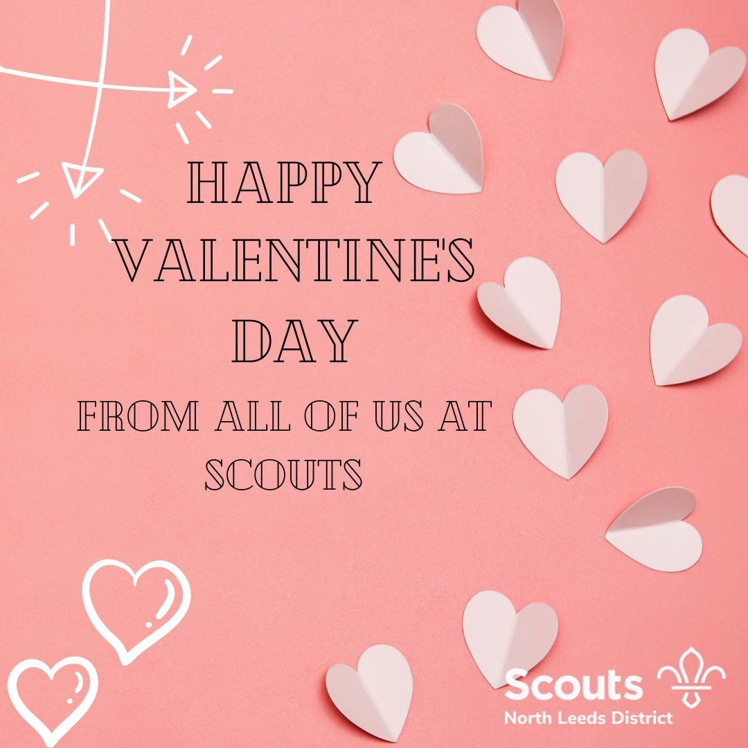 This Valentine's Day, let's spread love like confetti, Scouts! Whether it's a kind word, a heartfelt gesture, or simply being there for someone, let's make this day about sharing the love with everyone around us. Let's create a ripple of kindness that brightens the world!