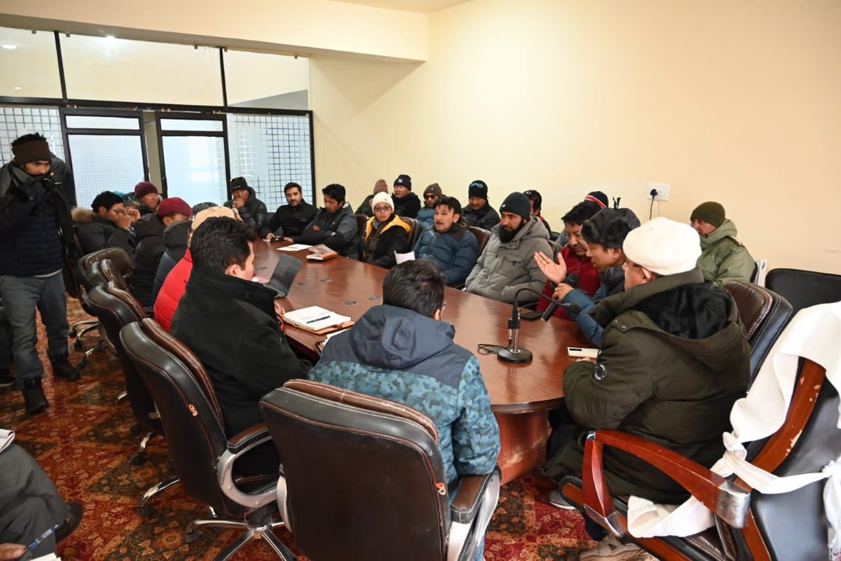 HCEC Dr Mohd Jaffer Akhoon <a href="/drajaffer/">Dr Mohd Jaffer Akhoon</a> chaired a review meeting of developmental activities in Zanskar Sub Division.
<a href="/Info_Ladakh/">DIRECTORATE OF INFORMATION (LADAKH)</a>