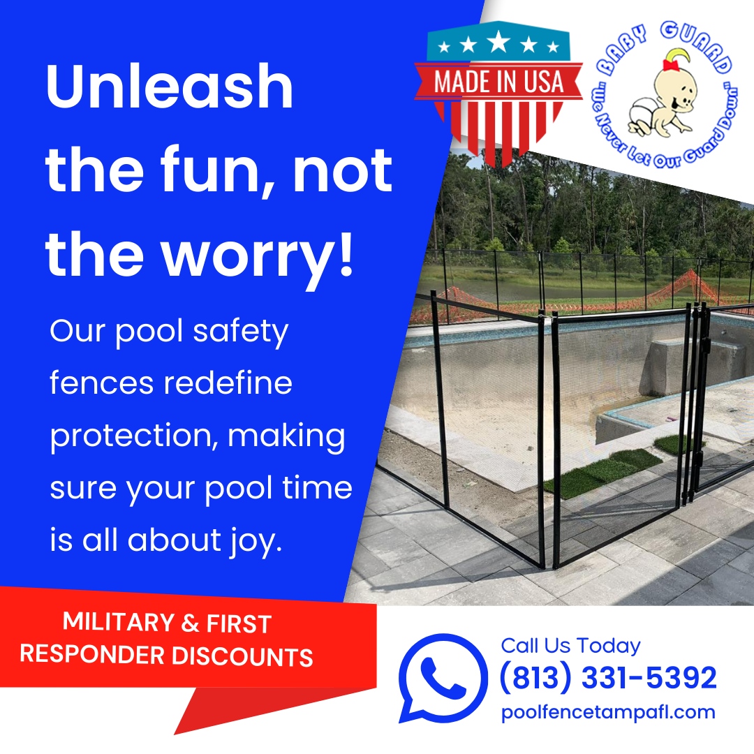 poolfencetampa's tweet photo. Enjoy every moment worry-free with West Coast Baby Guard. 🌈🎉
Call us today!
🌐 https://t.co/Y9X31lS6EA
📞 (813) 331-5392
#WestCoastBabyGuard #poolfence #fence #childsafety https://t.co/WlFeBBYlVv