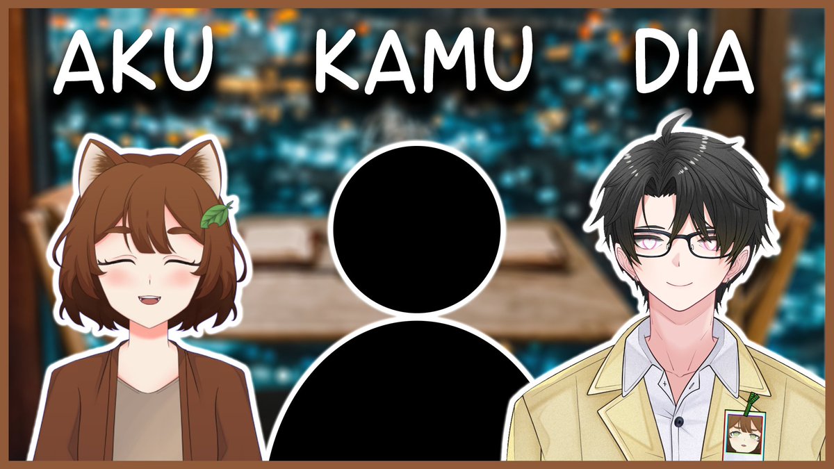 TanukichiChame's tweet photo. Pernah ga ngedate ber 3? klo belom, join sabi sih wkkwkw
Rabu 14 Februari, Jam 9.15 mlm / 9.15 P.M (GMT+7) 🦝https://t.co/Bwoe4V74yL
#TanukichiChame #ChameLive #Vtuber #VtuberID #VTuberindonesia #VTuberUprising #VTubers #Virtualyoutuber https://t.co/rppSBOxDCl