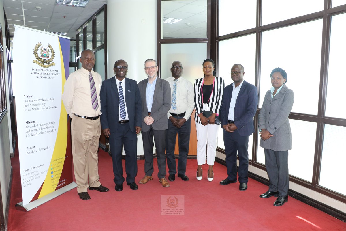 “Analyzing systematic issues is critical, and the process of law enforcement is cardinal in policing' These were the words of the @IJMKenya Monitoring, Evaluation, Research, and Learning (MERL) delegation when they paid a courtesy visit to IAU HQ today.