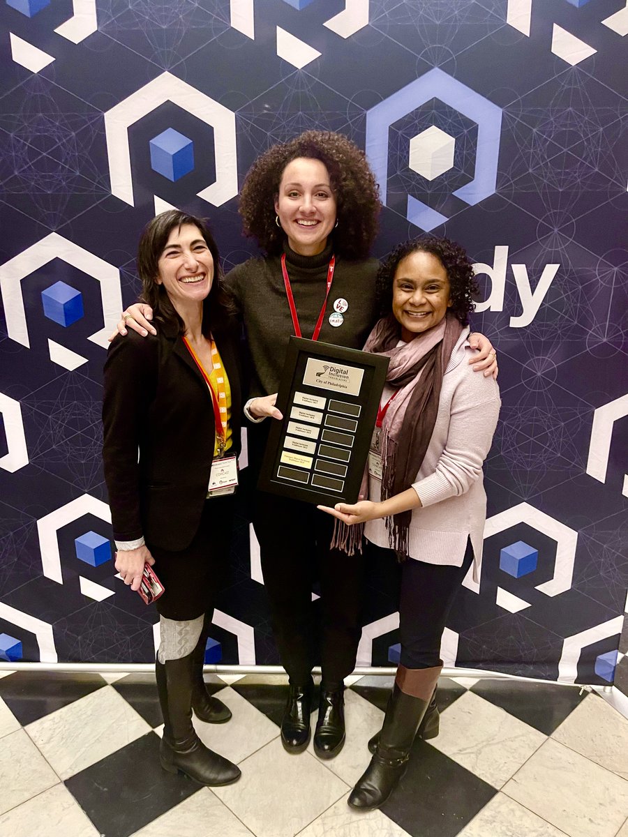 Our Digital Equity team took home a @netinclusion Visionary Trailblazers Award last night! We are so proud to be recognized for the work we've been doing to close the digital divide.