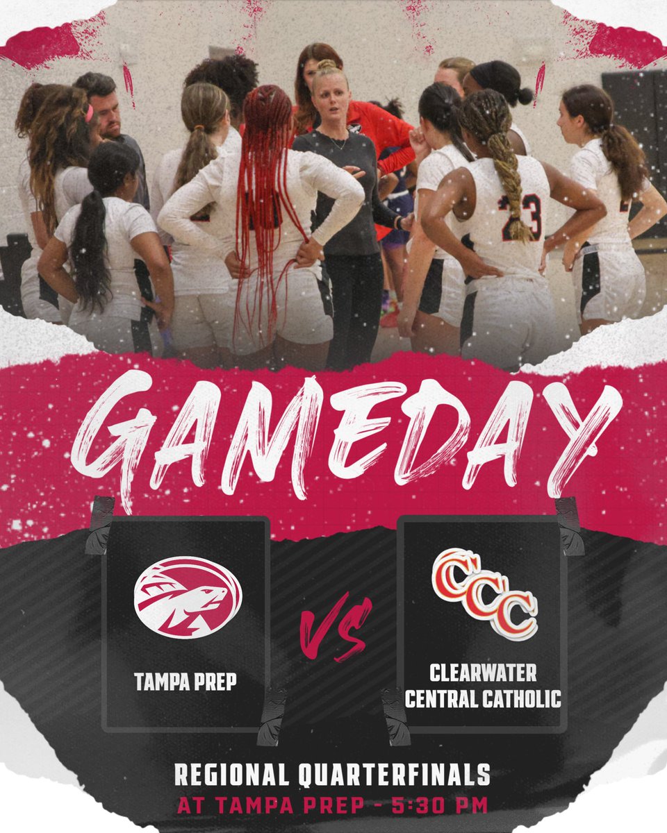 Tampa Prep Athletics (@tprep_athletics) on Twitter photo πππ // π πππ ππππ¬
*οΈβ£ | Regional Quarterfinals
π | <a href="/CCCMarauders/">Marauder Athletics</a>
π | Tampa PRep
π | 5:30 PM
ποΈ | bit.ly/49yk3wz
βΉοΈ | bit.ly/4bgTAFH πππ // π πππ ππππ¬
*οΈβ£ | Regional Quarterfinals
π | <a href="/CCCMarauders/">Marauder Athletics</a>
π | Tampa PRep
π | 5:30 PM
ποΈ | bit.ly/49yk3wz
βΉοΈ | bit.ly/4bgTAFH