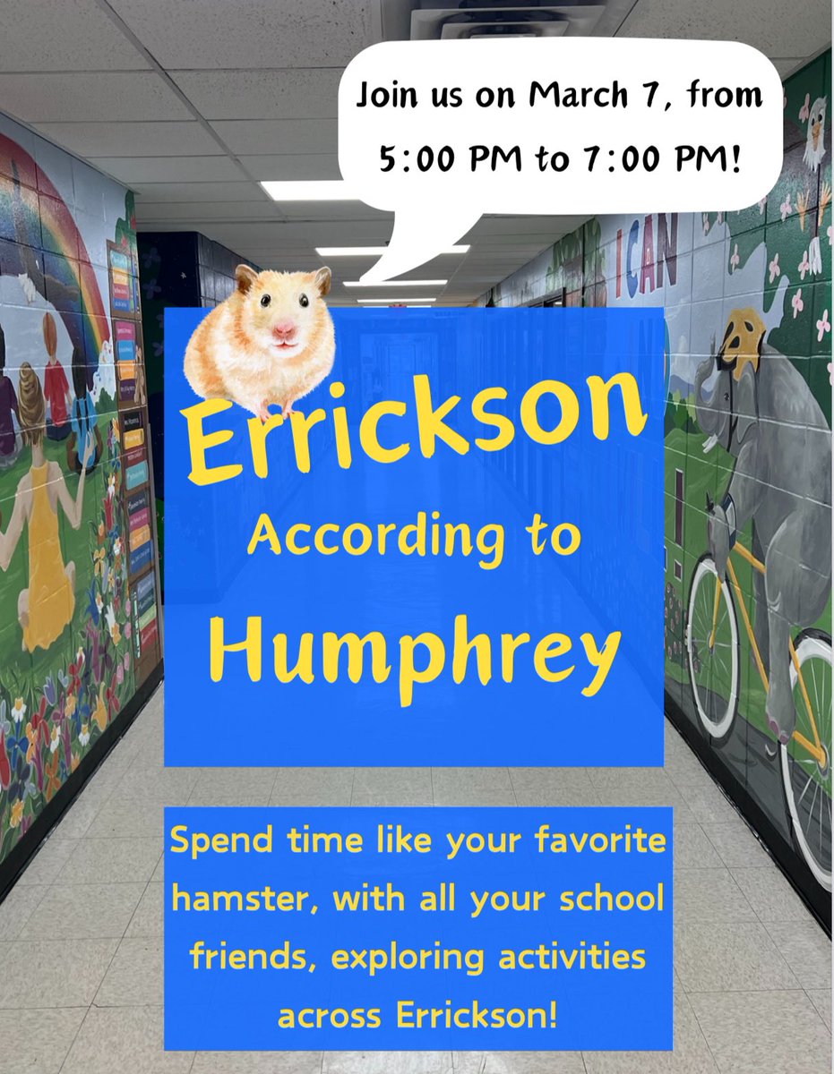 Mr. Kanefsky (@misterkteach) on Twitter photo Hey <a href="/WhereIsHumphrey/">Humphrey's Wild Adventures</a>! Youāre going to make sure to swing by #MWESchool on March 7th for Errickson According to Humphrey, right?! All Eagles should join too! Hey <a href="/WhereIsHumphrey/">Humphrey's Wild Adventures</a>! Youāre going to make sure to swing by #MWESchool on March 7th for Errickson According to Humphrey, right?! All Eagles should join too!