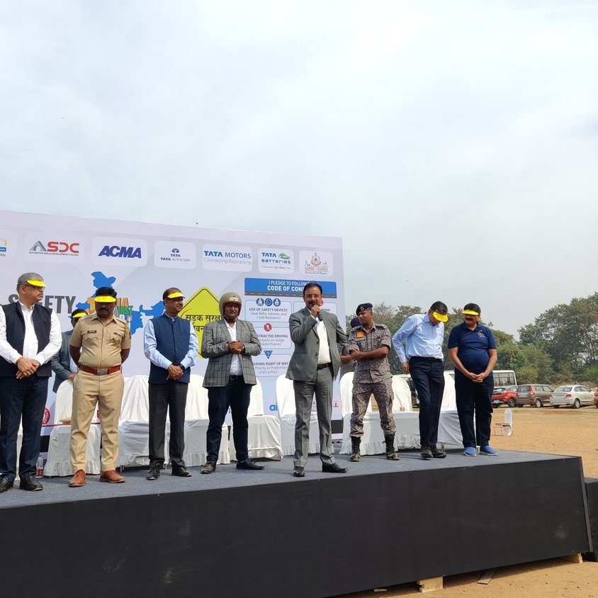 At the #IARC2024 walkathon, Mr. Shyam Singh, Plant Head of Tata Motors Passenger Vehicles in Pune, emphasizes the need for heightened road safety awareness and collaboration among stakeholders to cultivate responsible driving habits. Let's work together for safer roads!