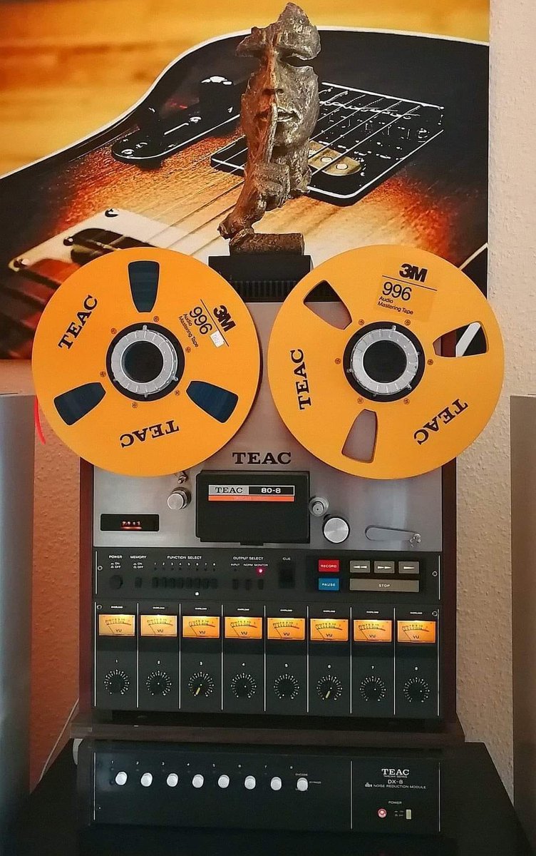 vodouch2000's tweet image. TEAC 80-8 (1981)
8-track, 8-channel, multi channel system
(photo: Ulrich Wolf)
#teac #tascam #reeltoreel #vintageaudio #vintage #retro #hifi #gear #analog #audio #audiotape