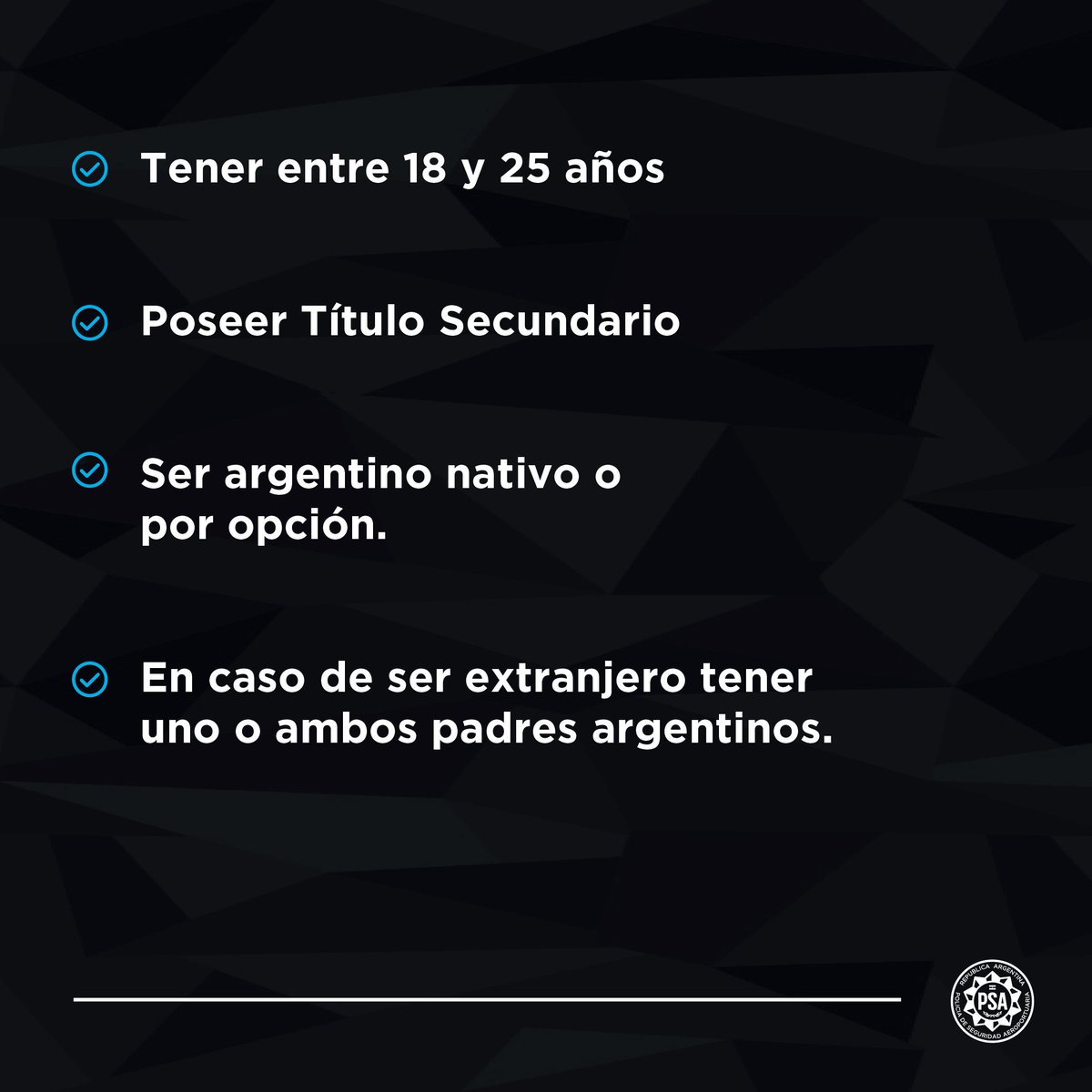 seguridadpsa's tweet photo. 📆 AGENDÁ LA FECHA: EL 01 DE MARZO ABRIMOS LA INSCRIPCIÓN

⚠️ En 15 días abrimos la inscripción para el ciclo lectivo 2025‼️ Deslizá para conocer los requisitos y comenzá a proyectar tu carrera en seguridad aeroportuaria.

#Seguridadpsa 
#Inscripciones 
#CursoDeOficiales https://t.co/X8igNcVT2G