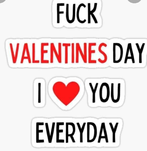 Hell yeah... 😉 #AntiValentinesDay