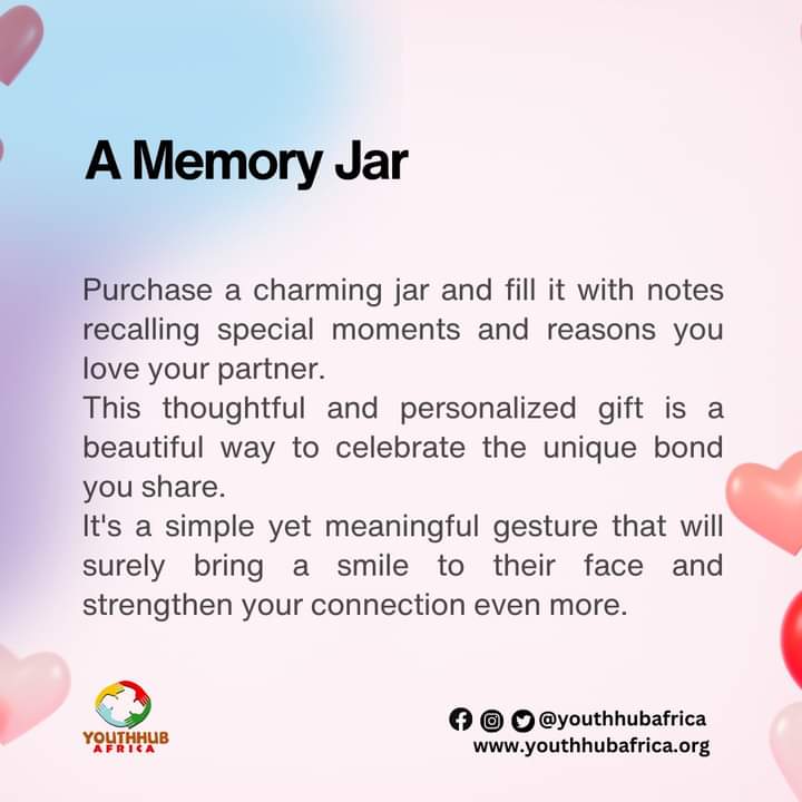 youthhubafrica's tweet photo. Yay!!! It's Valentine's Day 💕💘

Love shouldn't just be a feeling. It should also be a force for positive change.
Don't stress yourself about it. 

We've outlined some tips that will help you make the most of your day without breaking the bank. https://t.co/6o8V5sxHBH