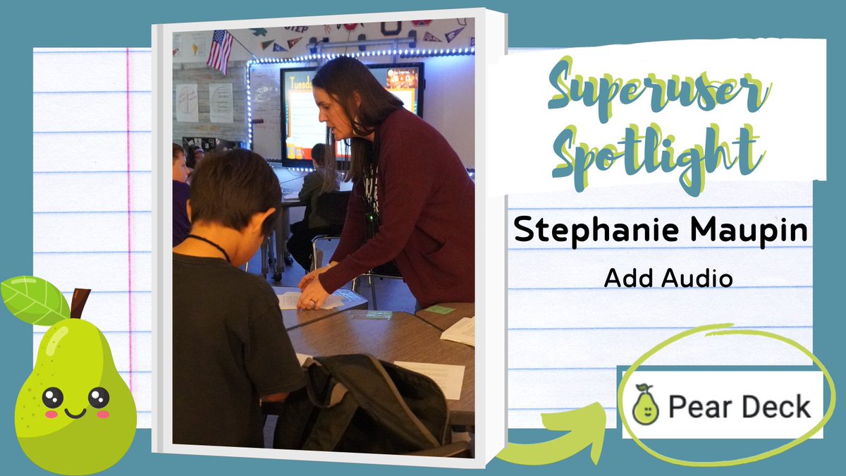 GCISD Digital Learning (@gcisdigital) on Twitter photo ππ¦ Meet <a href="/GCISD/">Grapevine-Colleyville ISD</a> <a href="/PearDeck/">Pear Deck Learning</a> Superuser <a href="/CTMSCoachMaupin/">Stephanie Maupin</a>! Stephanie is a top user of the Add Audio feature. Watch this π¬ video to learn more about this feature! #PearDeck <a href="/CTMSWolfWay/">CTMS Wolves</a> youtube.com/watch?v=gQSvg8β¦ ππ¦ Meet <a href="/GCISD/">Grapevine-Colleyville ISD</a> <a href="/PearDeck/">Pear Deck Learning</a> Superuser <a href="/CTMSCoachMaupin/">Stephanie Maupin</a>! Stephanie is a top user of the Add Audio feature. Watch this π¬ video to learn more about this feature! #PearDeck <a href="/CTMSWolfWay/">CTMS Wolves</a> youtube.com/watch?v=gQSvg8β¦