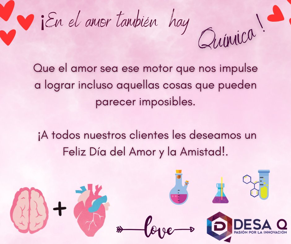 DesaQuimica's tweet photo. “Que el amor y la alegría que compartimos se multipliquen en este día especial. ¡Gracias por ser parte de nuestra familia!” https://t.co/tcBcCBmI9P